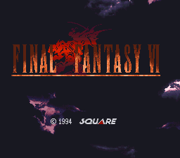 ファイナルファンタジーⅥ タイトル画面